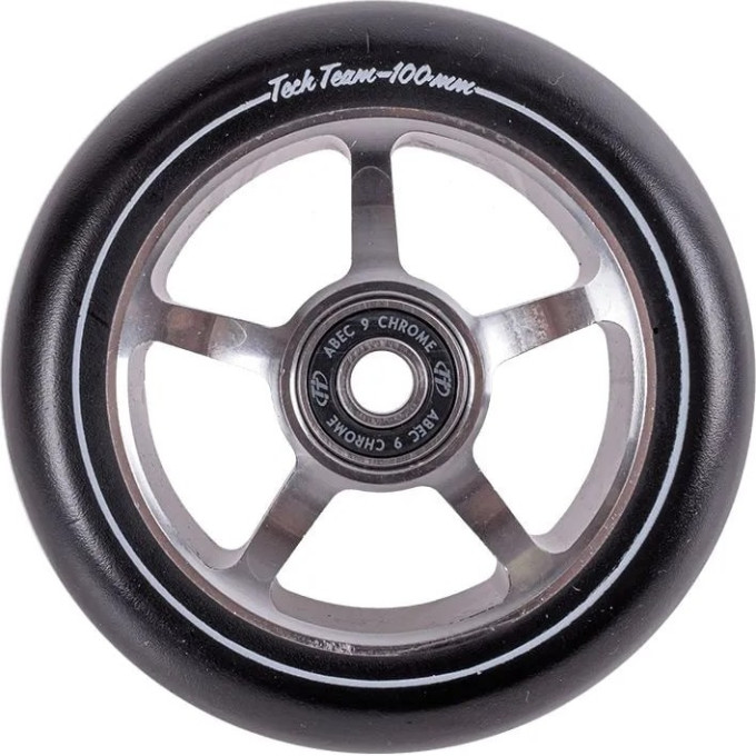 Колесо TECH TEAM для самоката X-Treme 100*24мм 5 Y grey NN007754