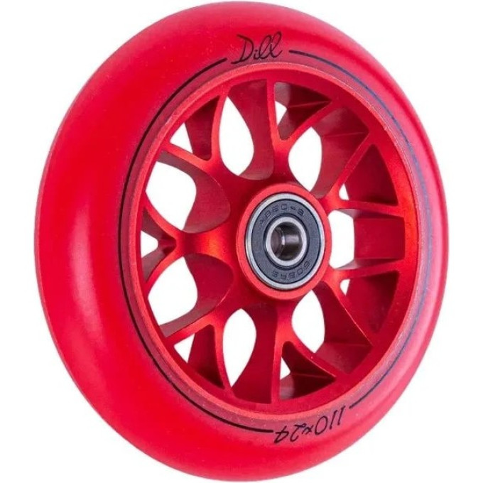 Колесо TECH TEAM для самоката X-Treme 110*24мм, Dill, red NN010294