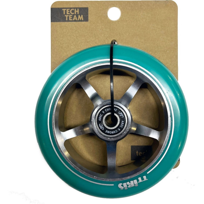 Колесо TECH TEAM для самоката X-Treme 110*24мм, Erica, emerald NN010606