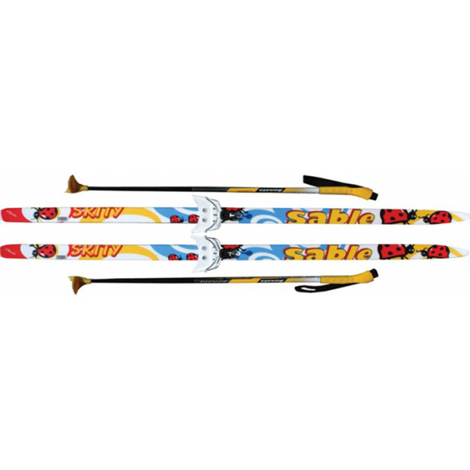 Комплект лыж TECH TEAM STC 75 мм 140см step Z0002706