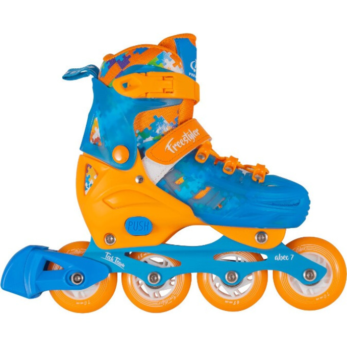 Ролики TECH TEAM FREESTYLER оранжевый, размер 36-39 NN007510
